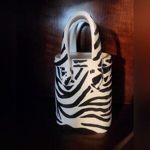Zebra Print Handbag Bank